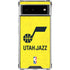 NBA Utah Jazz Yellow Texture Google Pixel 6 Clear Case